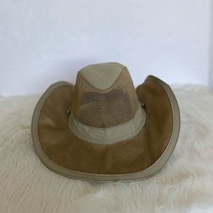 DORFMAN CO. Tan Moldable Safari Hat
